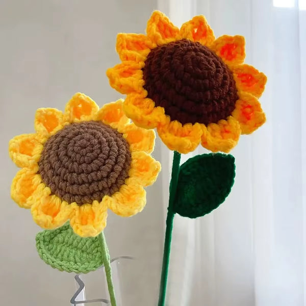 Hand woven Sunflowers - 3pc  